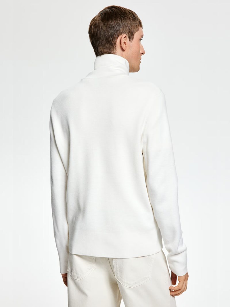 Cardigan With Zipper - Image 3