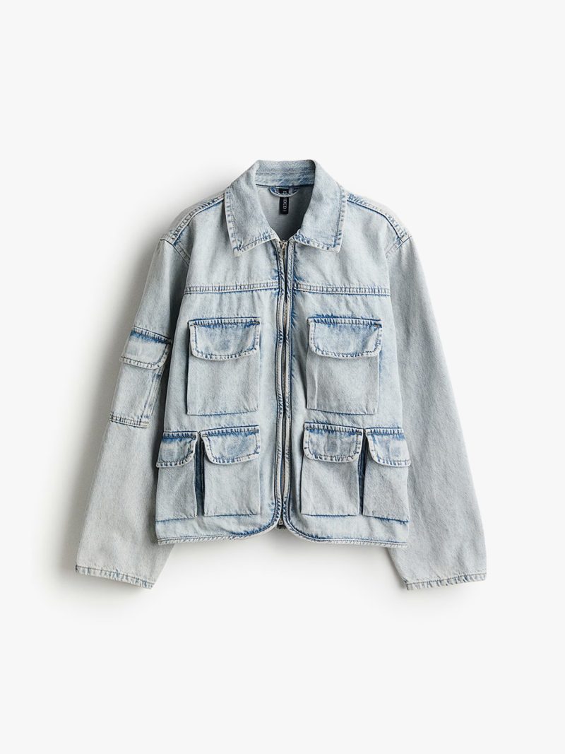 Denim Utility Jacket - Image 2
