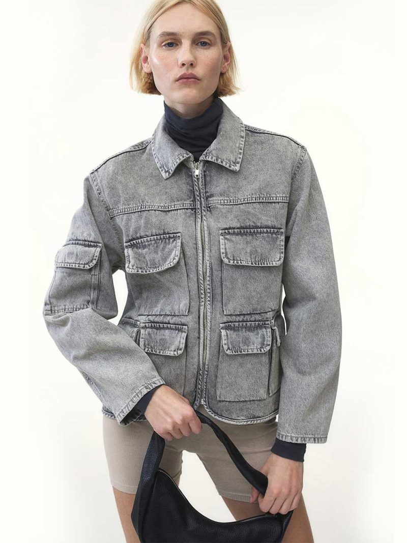Denim Utility Jacket - Image 7