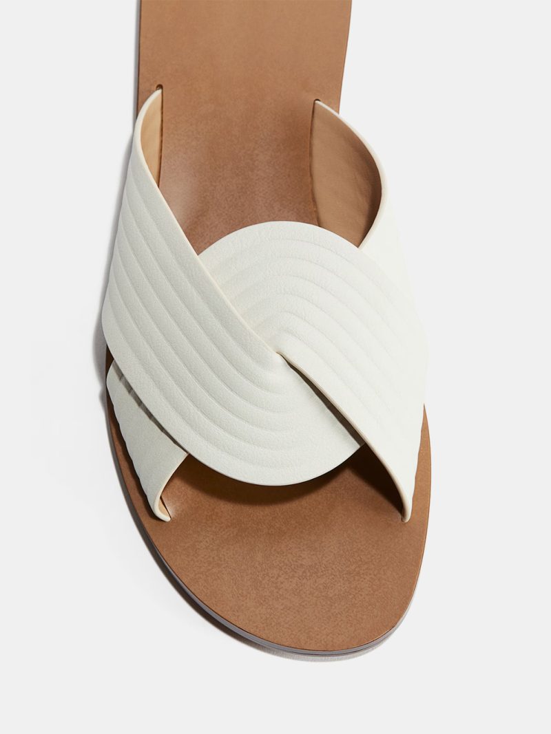 Fluted Strap Sandals - Image 6