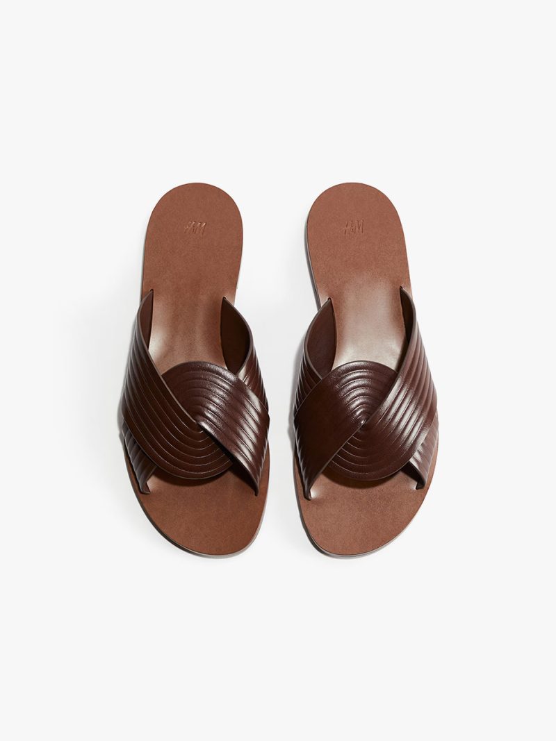 Fluted Strap Sandals - Image 3
