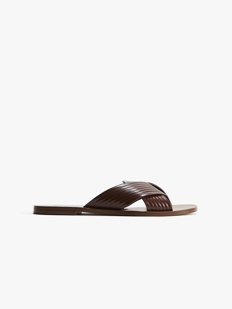 Fluted Strap Sandals