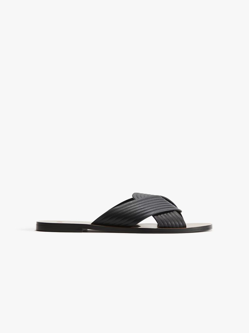 Fluted Strap Sandals - Image 7