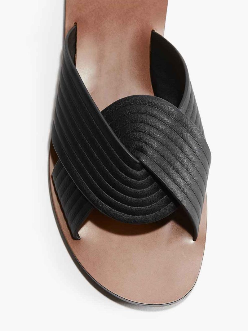 Fluted Strap Sandals - Image 9