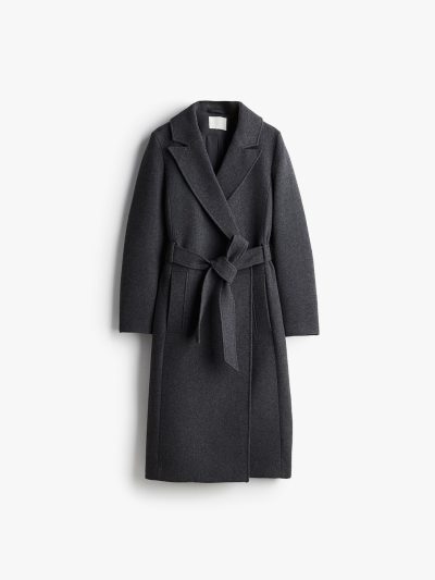 Tie Belt Coat