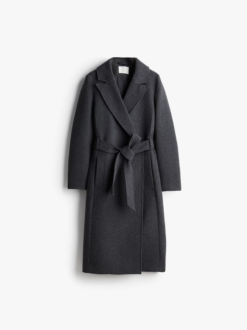 Tie Belt Coat