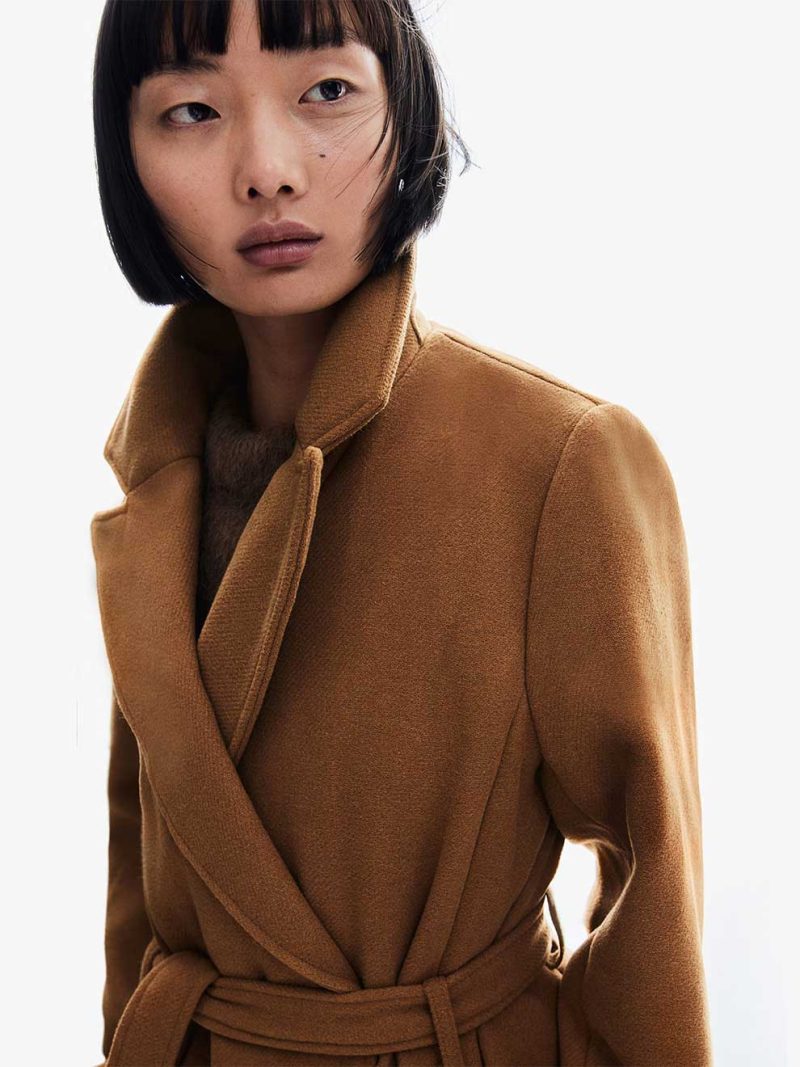 Tie Belt Coat - Image 6