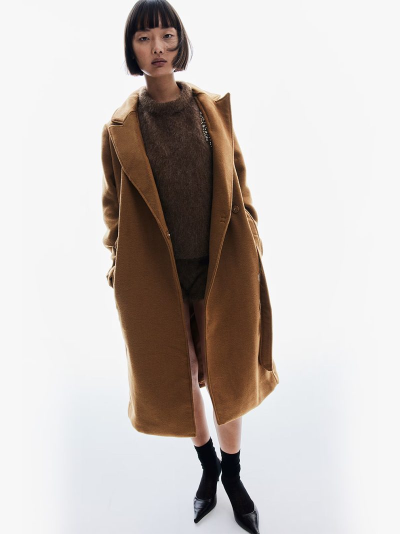 Tie Belt Coat - Image 5