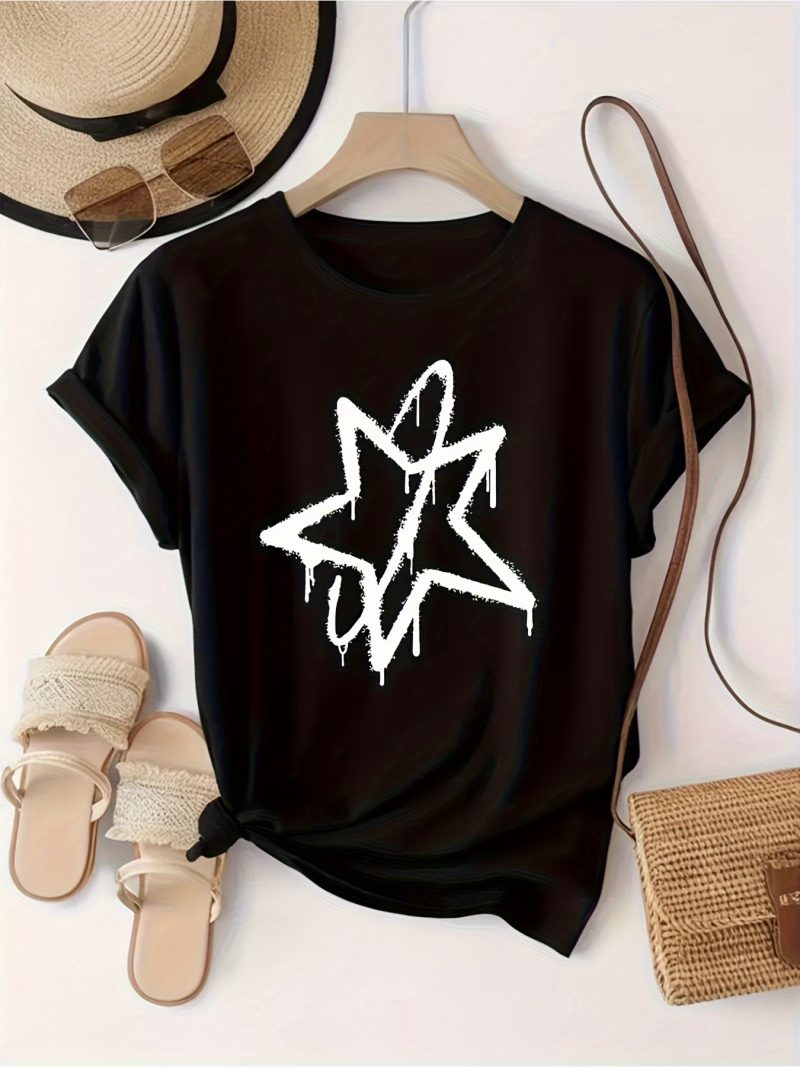 Women's Casual Short Sleeve T-Shirt - Image 2