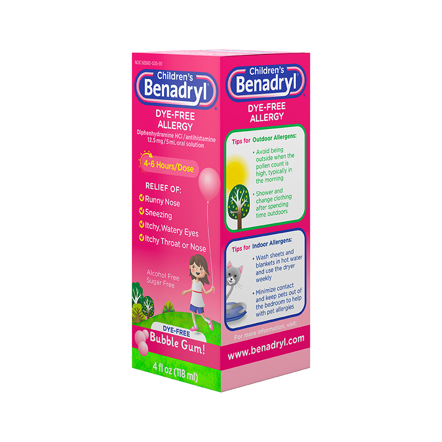 Benadryl Liquid Gum Candy for Children