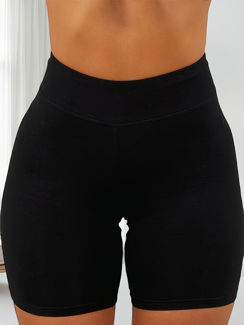 Women'S High Waisted Biker Shorts - Image 5
