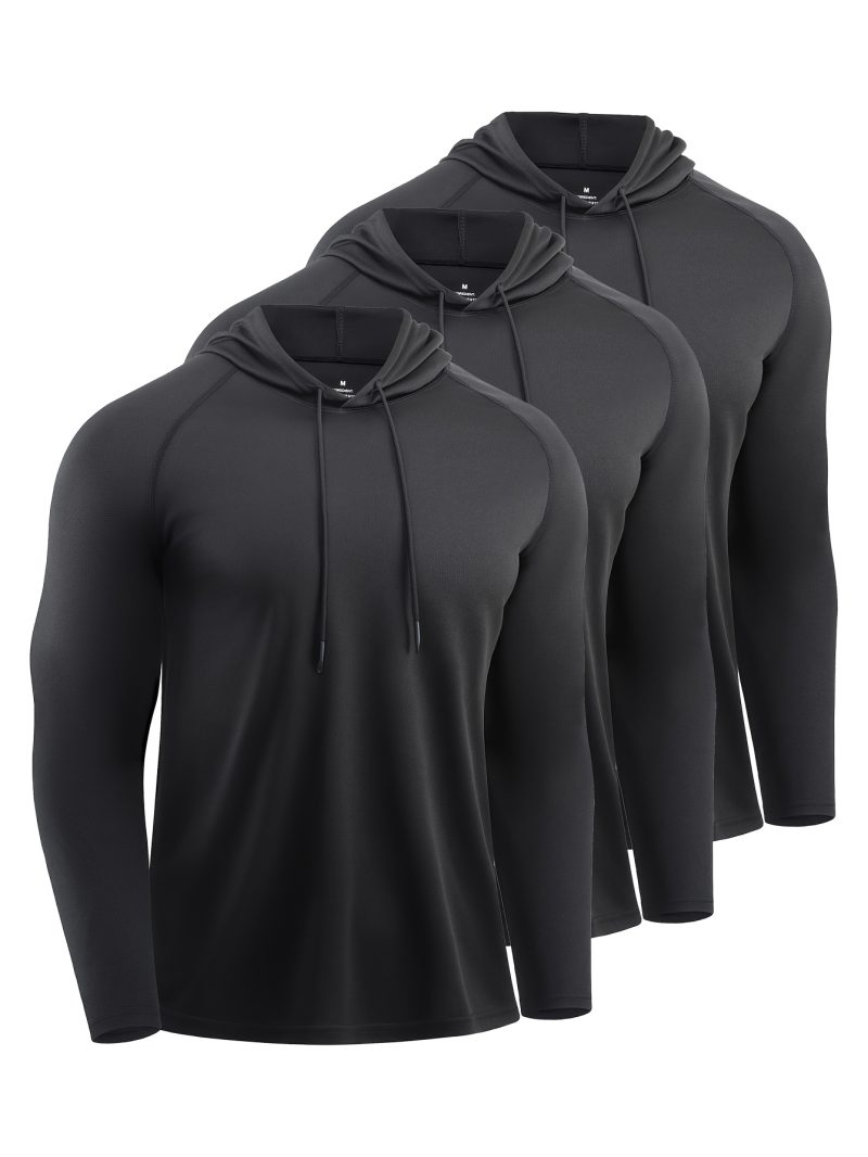 3-Pack Men'S Hooded Sweatshirts
