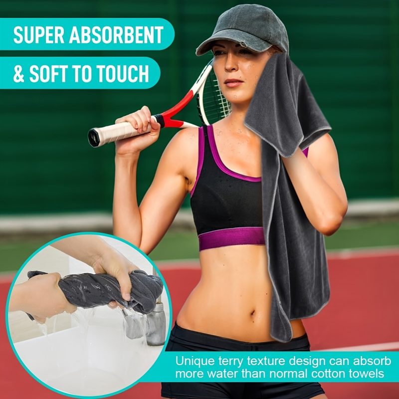 4pcs, Microfiber Gym Towels - Image 6