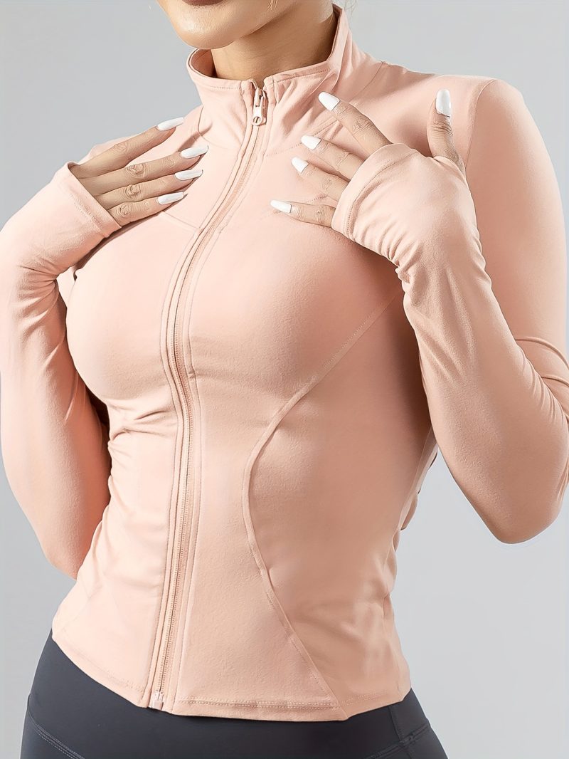 Women's Lightweight Zip-up Athletic Jacket - Image 10