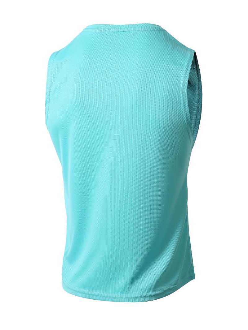 Men Sleeveless Mesh Tank Top - Image 9
