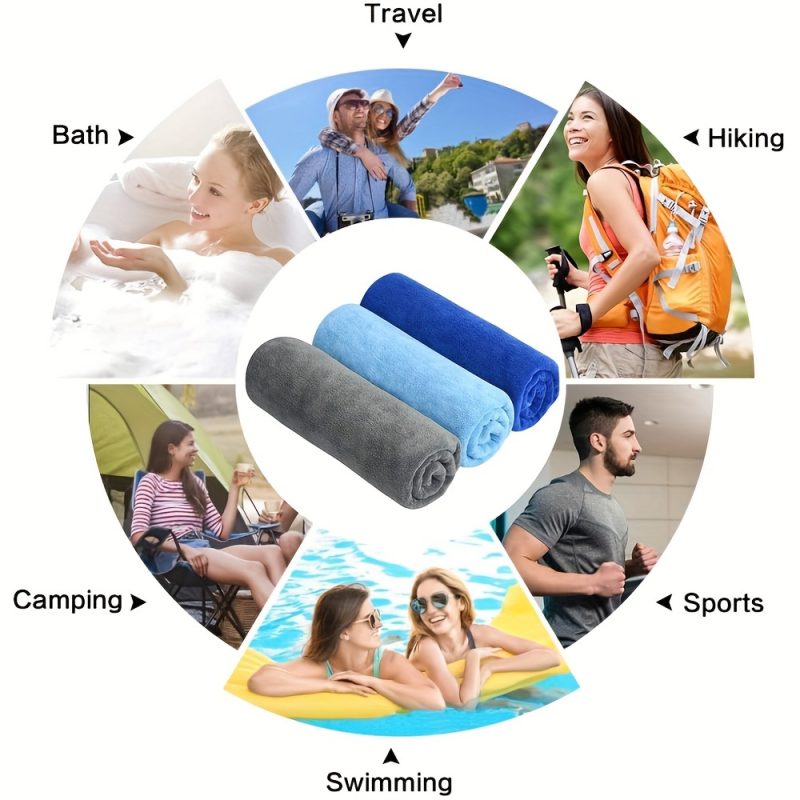 4pcs, Microfiber Gym Towels - Image 13