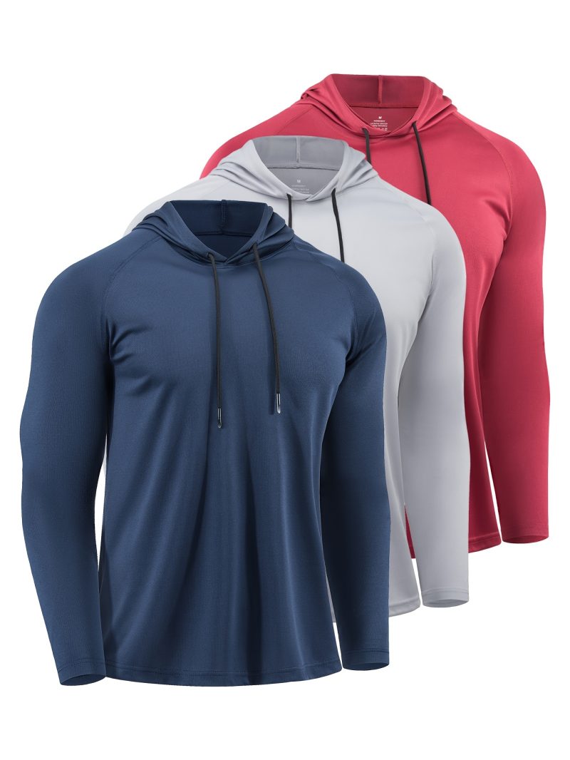 3-Pack Men'S Hooded Sweatshirts - Image 3