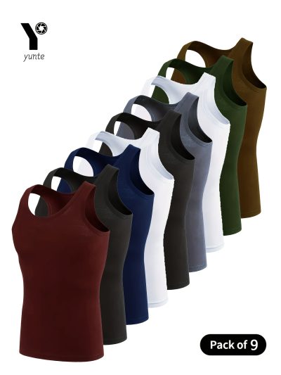 9pcs Mix of Colorless Tank Top