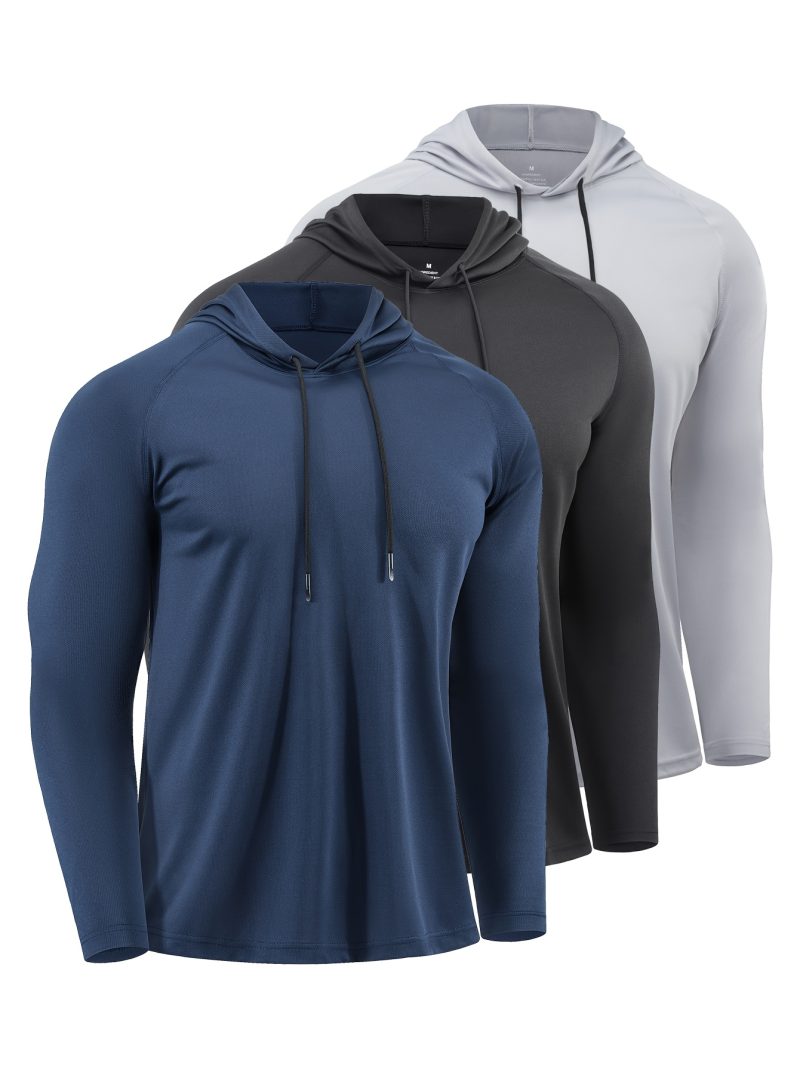 3-Pack Men'S Hooded Sweatshirts - Image 2