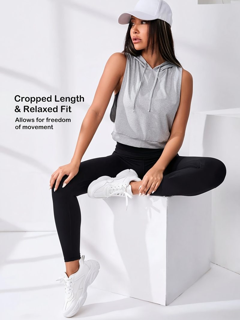Women Casual Sleeveless Hooded Vests - Image 10