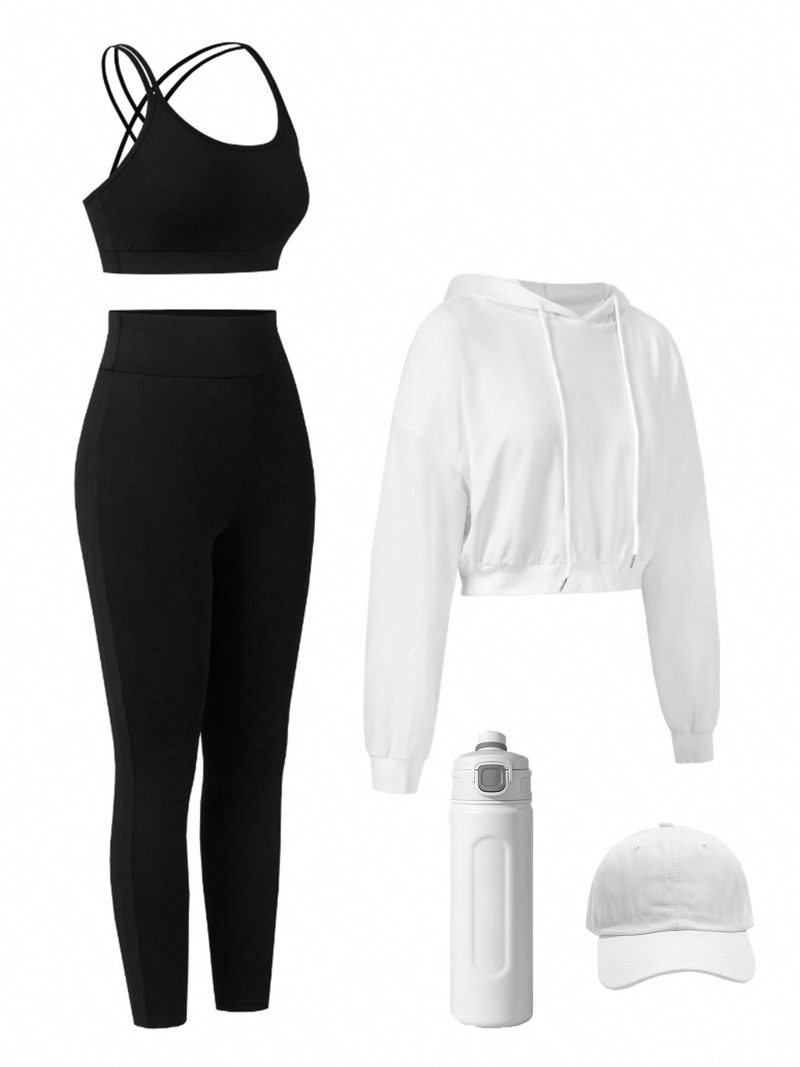 3pieces Women's Seamless Yoga Set - Image 2