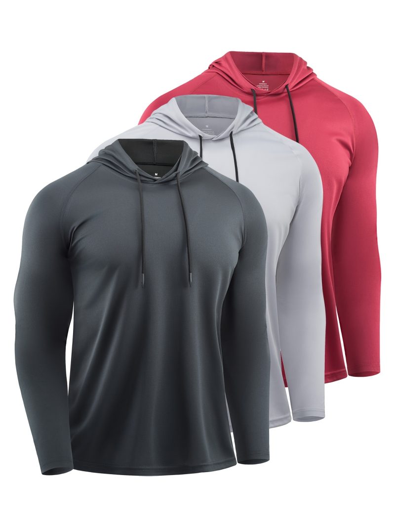 3-Pack Men'S Hooded Sweatshirts - Image 4