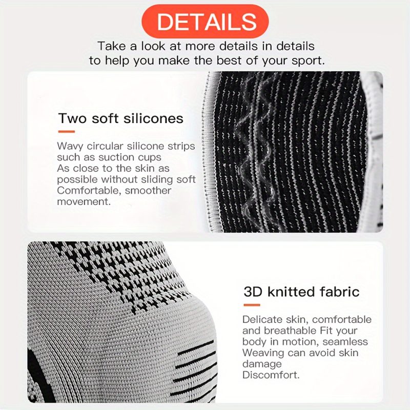 2pcs Knee Brace with Silicone Support - Image 9