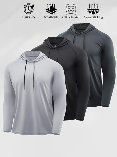 3pcs Sports Hoodie for Men