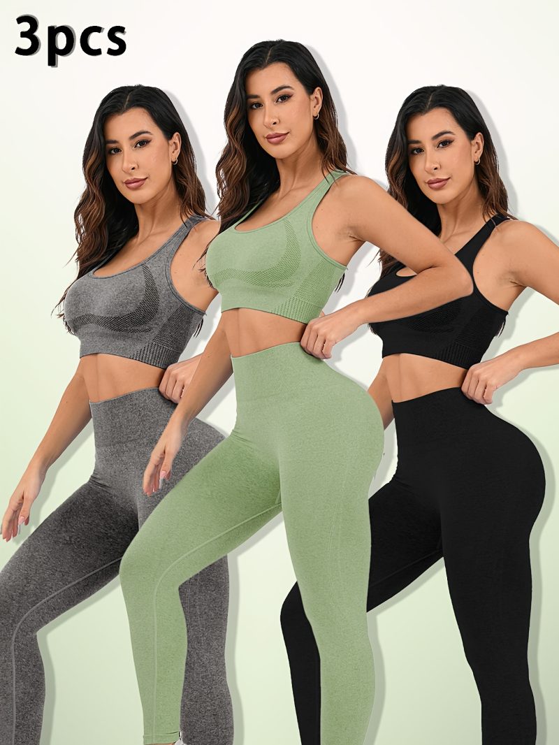 Seamless Women Bra and Leggings Set
