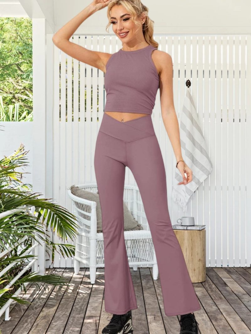 Women Versatile High Waist Yoga Dress Pants - Image 2