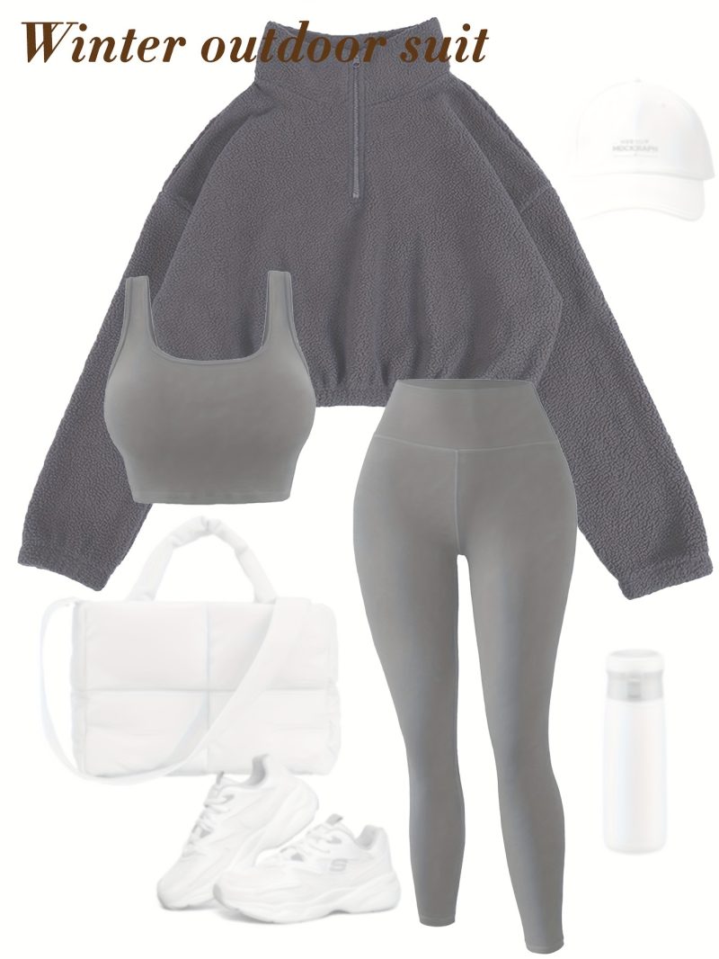 New Solid Color Elastic Yoga Pants - Image 9