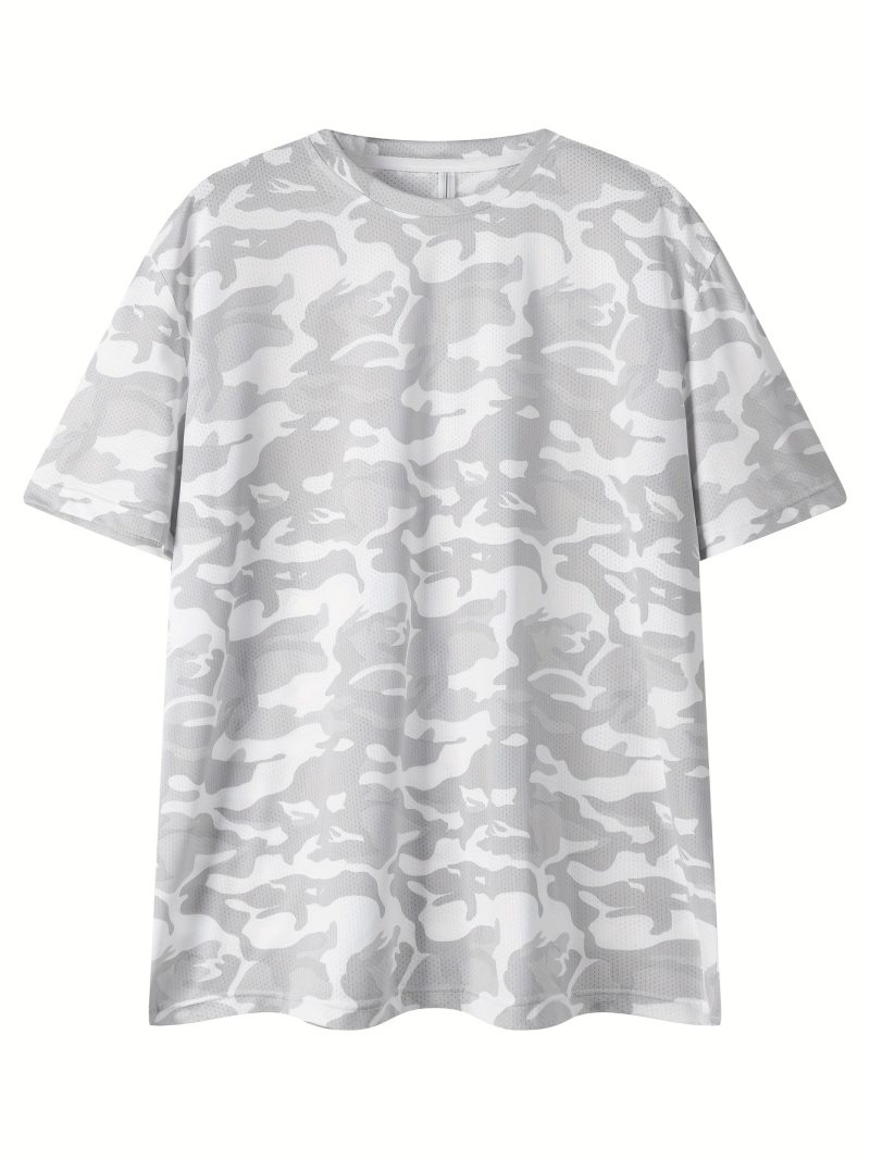 4pcs Men's Camo Athletic T-Shirts - Image 9