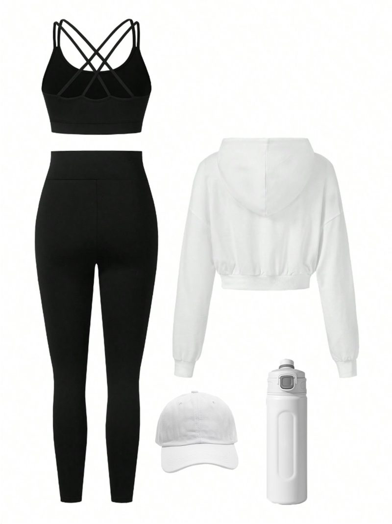 3pieces Women's Seamless Yoga Set - Image 3