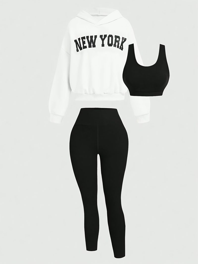 Yoga Basic Women's Loose Sweatshirt Solid Color - Image 3