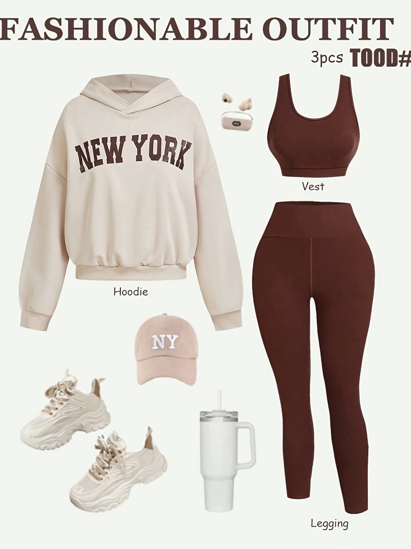 Yoga Basic Women's Loose Sweatshirt Solid Color - Image 2