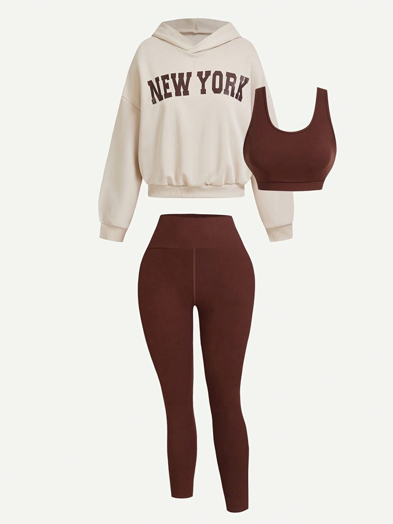 Yoga Basic Women's Loose Sweatshirt Solid Color - Image 4