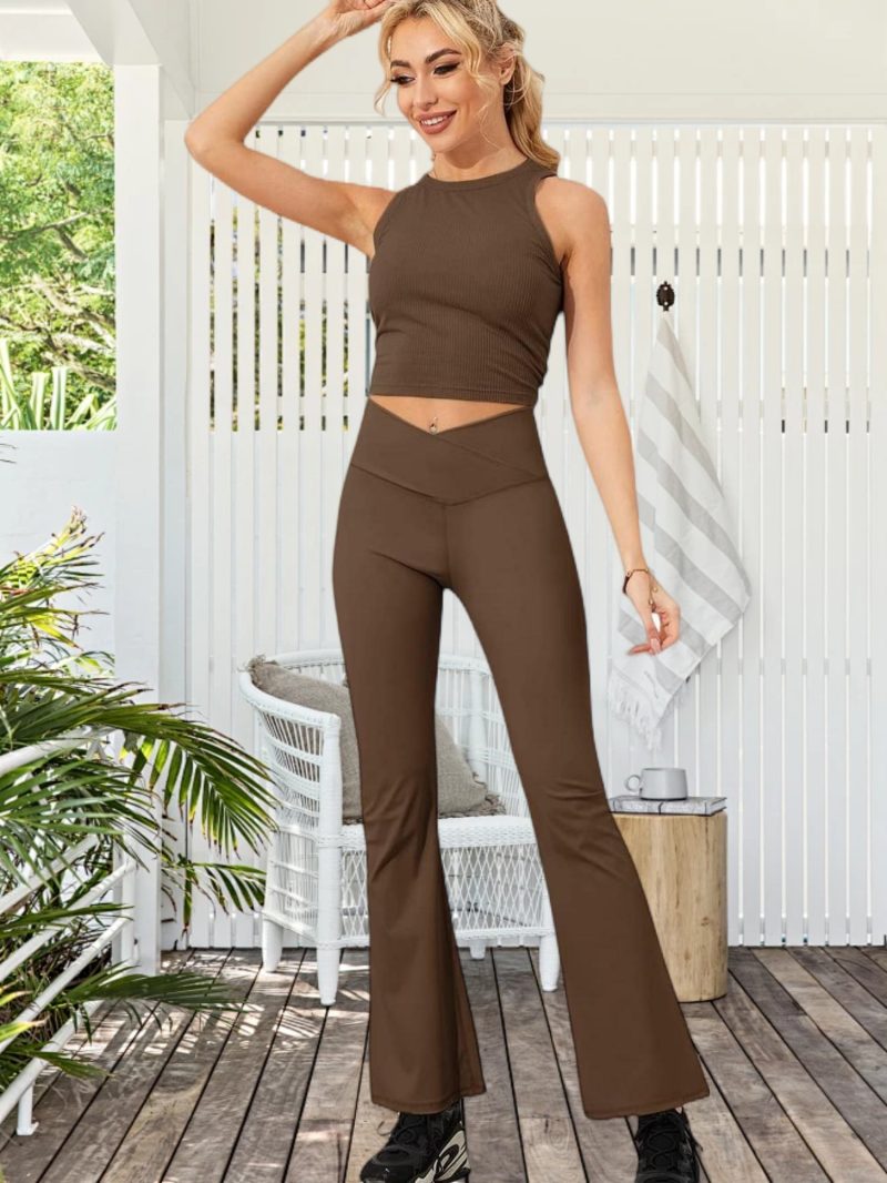Women Versatile High Waist Yoga Dress Pants - Image 3