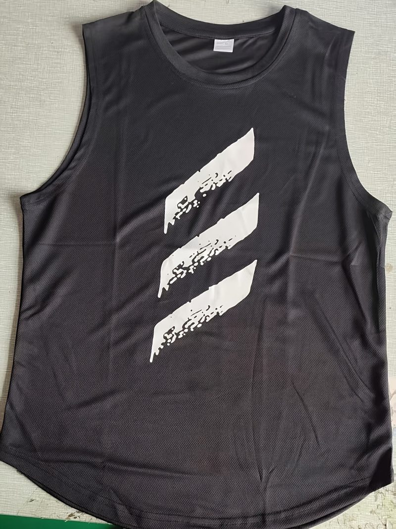 Men Sleeveless Mesh Tank Top - Image 5