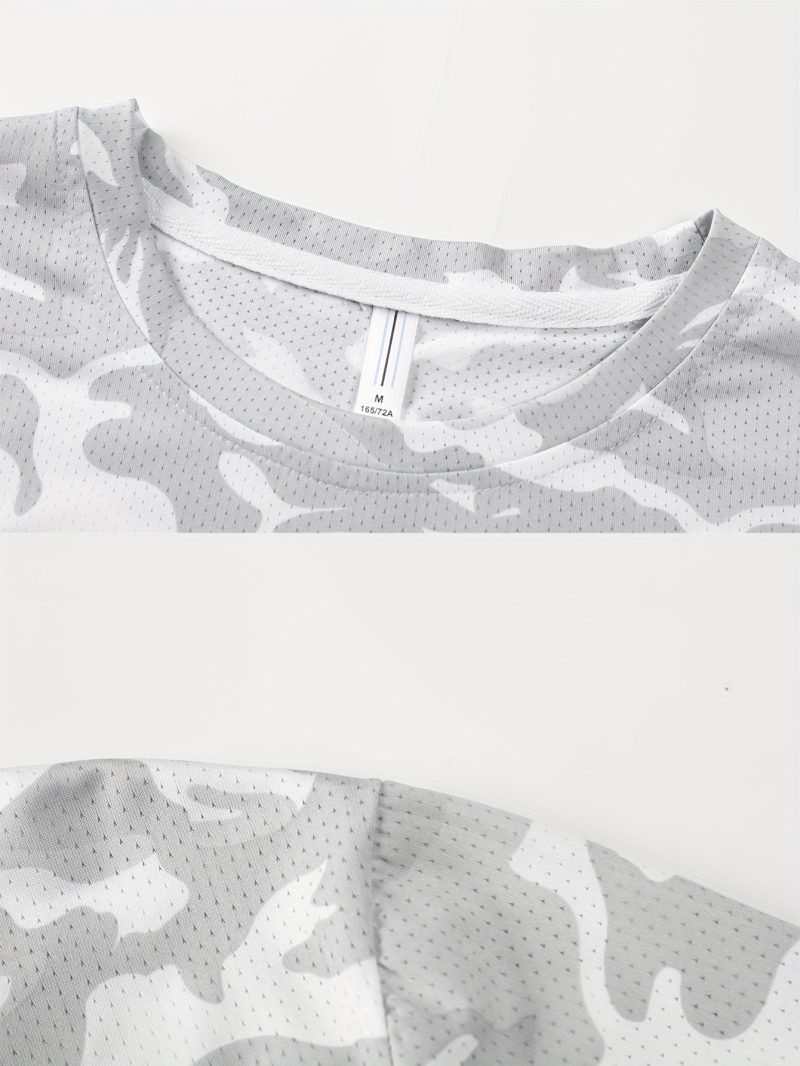 4pcs Men's Camo Athletic T-Shirts - Image 3