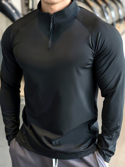 Men'S Long-Sleeve Top for Sports And Running Training