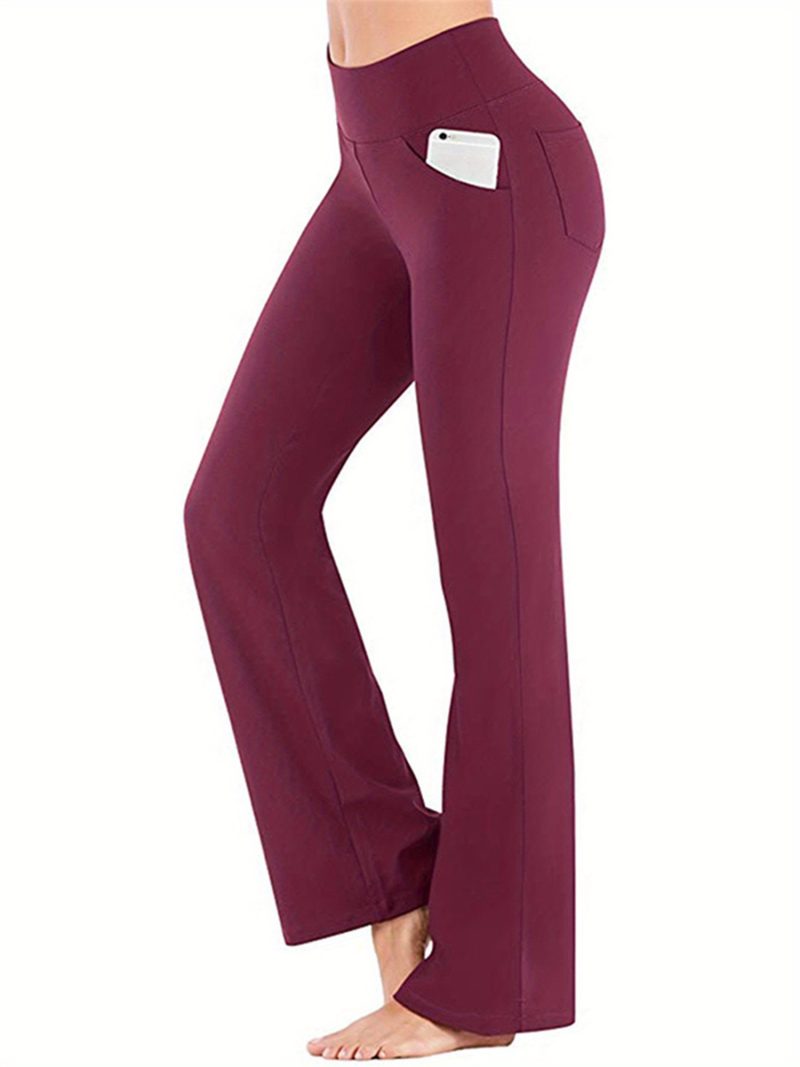Women's High-Waisted Flared Yoga Pants
