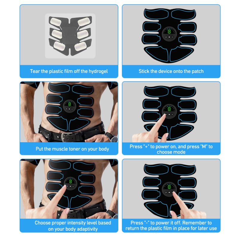 Unisex Muscle Pad with LCD Display - Image 10