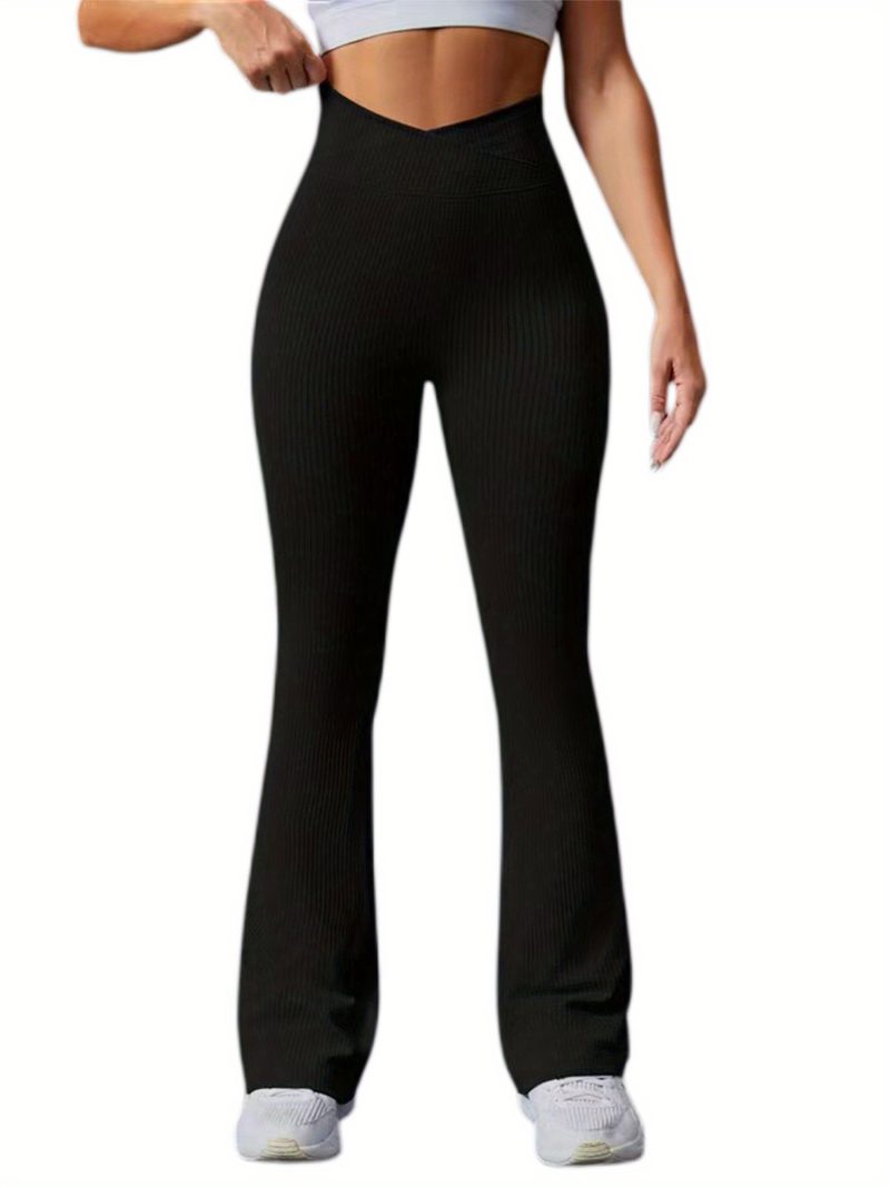 Women's High Waist Yoga Pants with Hip Lift - Image 3