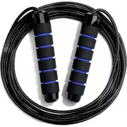 Adjustable 2.8M Jump Rope with Ball Bearings and Foam Handles